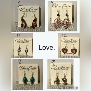 Silver Forest Earrings YOU PICK ONE